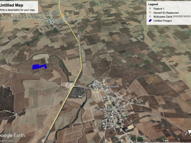 DÖNÜM FİYATI : 30,000 GBP MUTLUYAKA DA YATIRM AMAÇLI SATILIK 36 DÖNÜM EŞDEĞER KOÇANLI ARAZİ ADEM AKIN 05338314949+