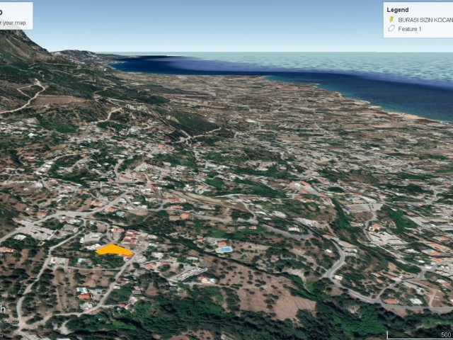 Lapta da Köy İçinde Kaçırılmayacak Bir Firsat %90 İmarlı 911 M2 110,000 GBP Satılık Arazi Adem Akın 05338314949 - Fotoğraf 3