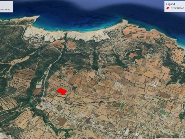 Dipkarpaz da Köy ve Deniz Arasın da Deniz Manzaralı Kelepir Fiyata Satılık 16,5 Dönüm Arazi Dönüm Fiyatı 12,000 GBP Adem Akın 053383149849 - Fotoğraf 3