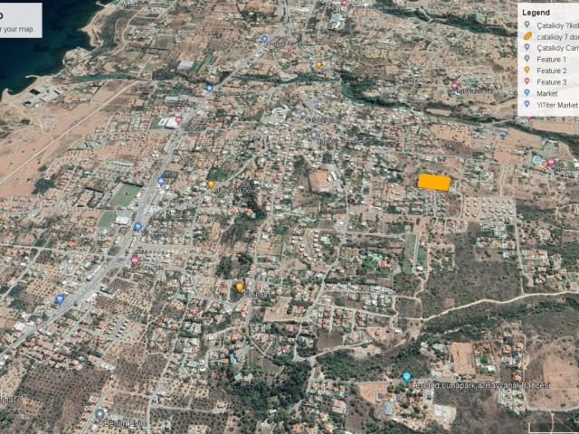 Girne Çatalköy bölgesinde manzaralı satılık arazi İLETİŞİM ADEM AKIN : 05338314949 