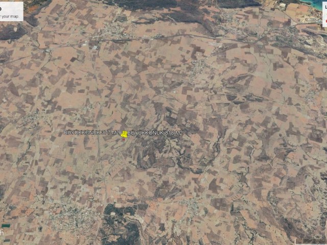 NOT: DÖNÜM FİYATI: 32,000 GBP: BÜYÜKKONUK DA YATIRIMLIK KÜÇÜK PARÇA ARSA ARAYANLAR İÇİN İDAAL BİR FIRSAT TOPLAM 1195 M2 VE YAKLAŞIK 700 M2 KKTC HALİ ARSASI TAM ORTA KISMIN DA KAÇIRILMAYACAK FIRSAT ADEM AKIN 05338314949