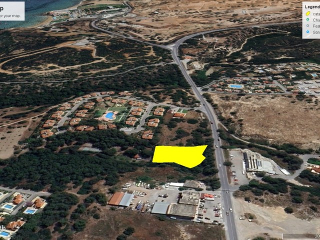 Girne Çatalköy bölgesinde otel izni alınmış 2173m2 satılık ticari arsa  İLETİŞİM ADEM AKIN :05338314949 