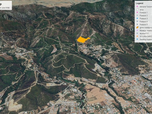 Girne Malatya Kat Karşılığı Satılık Dağ ve Deniz Manzarası 40 Dönüm Arazi Adem Akın 05338314949 - Fotoğraf 2