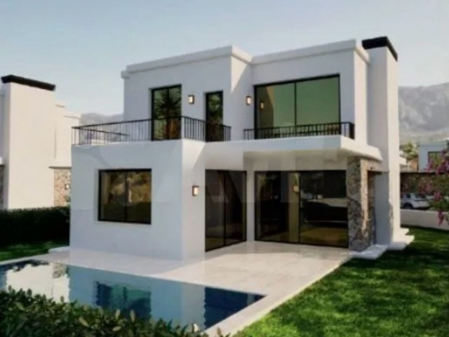Girne Edremit'te satılık 4+1 muhteşem üç katlı villa! - Fotoğraf 4