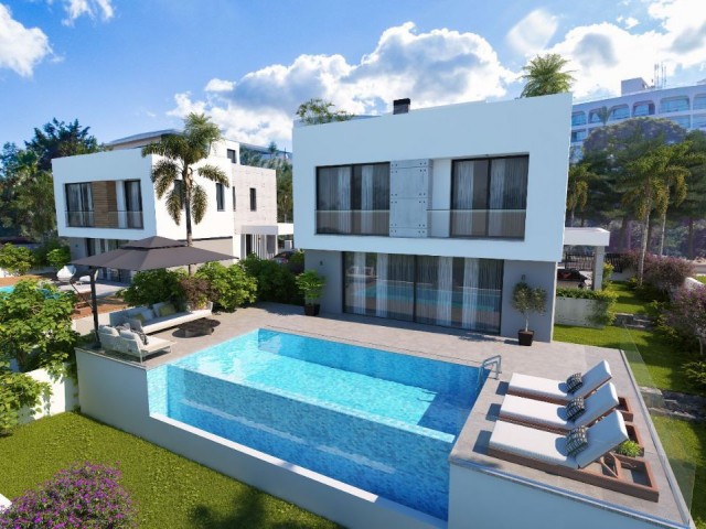 Girne Çatalköy'de satılık lüks 4+1 villa! - Fotoğraf 4