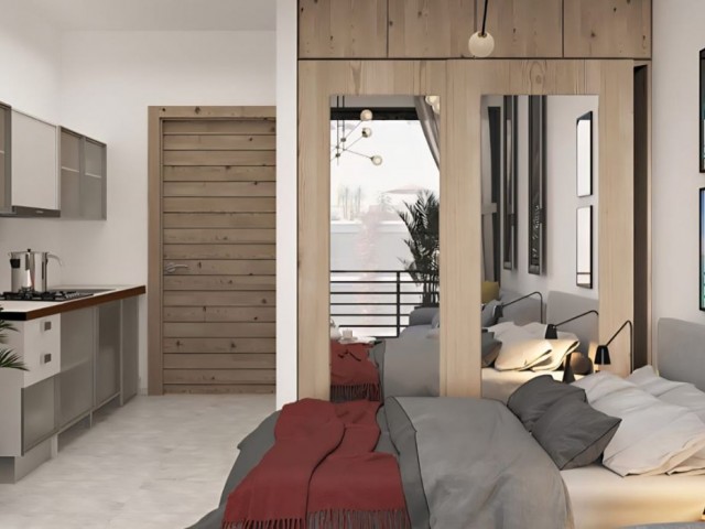 Girne, Esentepe'de satılık 1+0 stüdyo penthouse daire - Fotoğraf 1