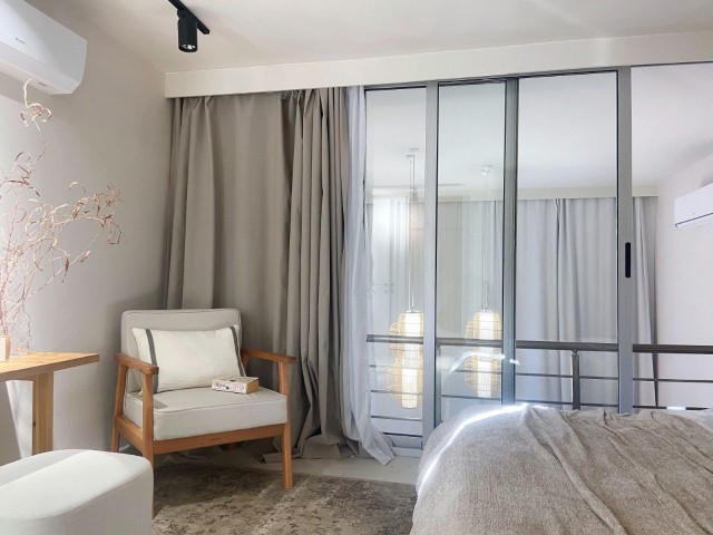 Agustos aya Ozel  buyuk indirim  £350.000  den £250.000 indi Girne Lapta'da Muhteşem Manzaralı Eşyalı 2+1 Penthouse - Huzurlu Yaşam!