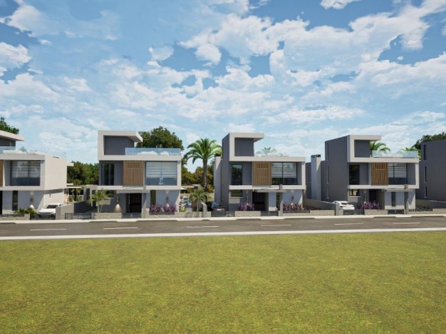 Girne Edremit'te Proje Aşamasında 4+1 Lüks Villa, Özel Havuz ve Bahçe ile Satılık!