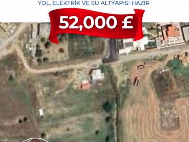 GEÇİTKALE MAĞUSA DA IYI KONUMDA 2 EVLEK IMARA ACIK ARSA