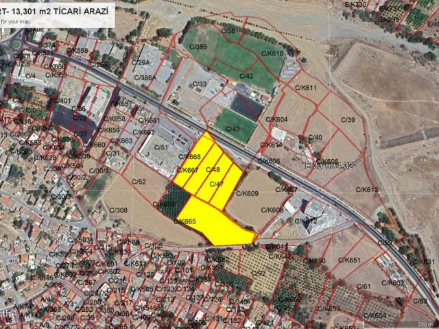 GÜZELYURT MERKEZDE MÜKEMMEL TİCARİ AMAÇLI ARAZİ  FASIL 96 İMARLI - Doğan BORANSEL : mobile/WhatsApp : +90-5338671911