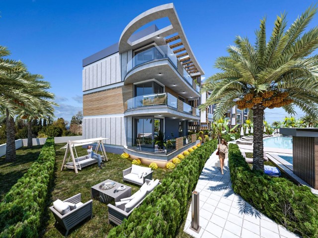 Lapta'da elden ödemeli 2+1 110 m2 bahçeli/teraslı daireler 140.000 STG - Fotoğraf 1