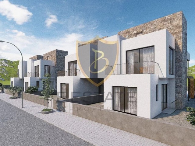 Girne Lapta Bölgesinde Deniz Manzaralı Muheşem 4+1 Villalar !! - Fotoğraf 1
