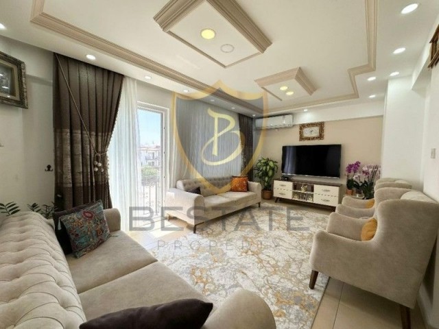 GİRNE ALSANCAK'TA FULL EŞYALI SATILIK 3+1 DAİRE !!