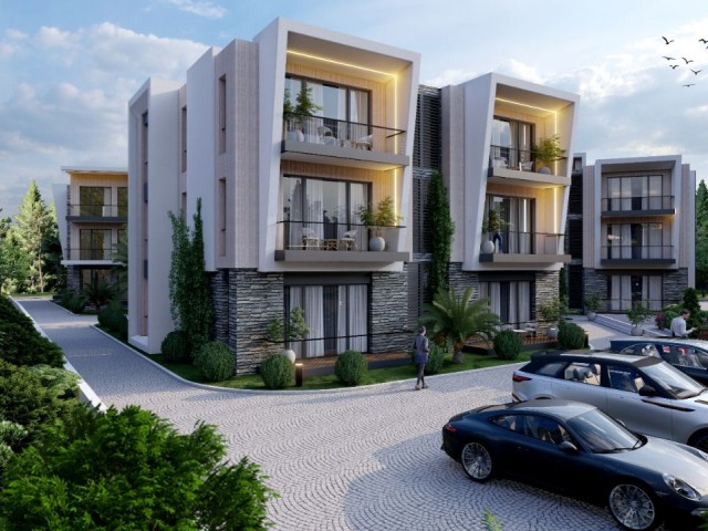 GİRNE ALSANCAK’TA YENİ PROJEDEN SATILIK 3+1 LÜKS DAİRELER !!