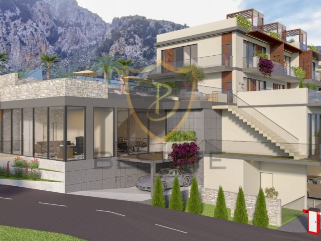 GİRNE KARŞIYAKA'DA PROJEDEN SATILIK 4+1 LÜKS VİLLALAR !!