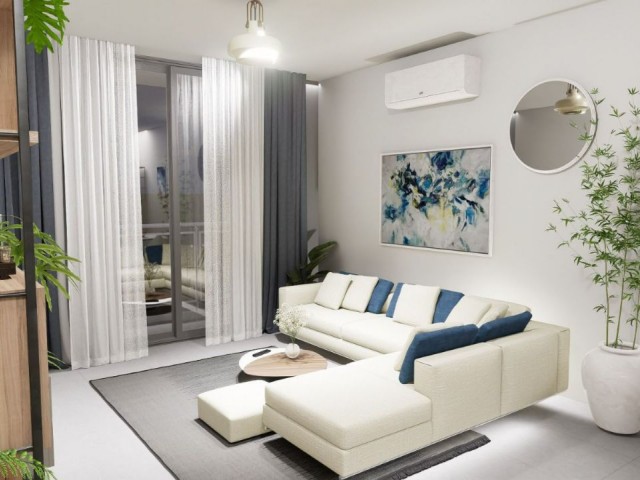 Lefkoşa Gönyeli'de Satılık 2+1 Modern Daireler !! 110.000 Stg'den Başlayan Fiyatlarla !! - Fotoğraf 4
