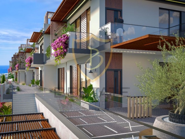 GİRNE KARŞIYAKA'DA PROJEDEN SATILIK 2+1 LÜKS DAİRELER !!