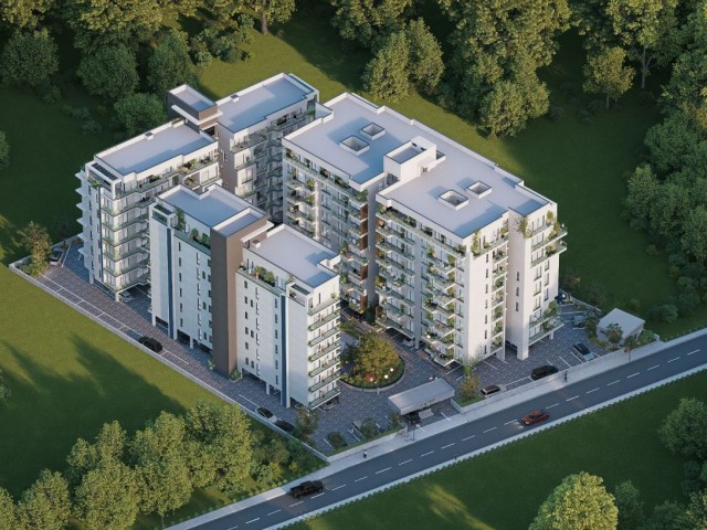 Lefkoşa Minareliköy'de Havuzlu Site Konseptli Projeden Satılık 3+1 Daireler! (kredi Yok Faiz Yok 24 Ay Vade) - Fotoğraf 2