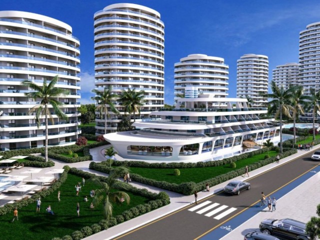 İskele Longbeach bölgesinde faizsiz elden ödeme fırsatları ile 2.lansman fiyatları ile 1+0 rezidans Habibe ÇETİN 05488547005 - Fotoğraf 3