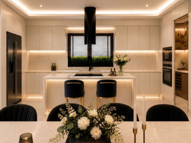 Gazimağusa Yeni Boğaziçinde lansmana özel 3+1 lüks villalar HABİBE ÇETİN 05488547005 - Fotoğraf 1