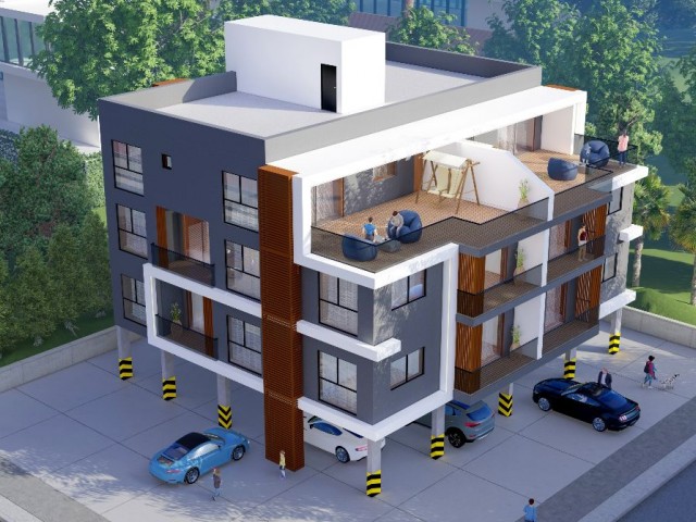 Gazimağusa Çanakkale bölgesinde lansman fiyatları ile sastılık 2+1 penthouse HABİBE ÇETİN 05338547005 - Fotoğraf 2