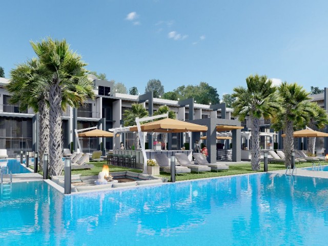 İskele Loungbeach bölgesinde lansman fiyatları ile 1+0 daire Habibe ÇETİN 05488547005 - Fotoğraf 1