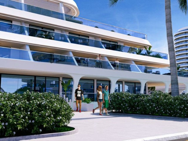 İskele Loungbeach bölgesinde 1+0 projeden satılık daire HABİBE ÇETİN 05338547005/05488547005 - Fotoğraf 1