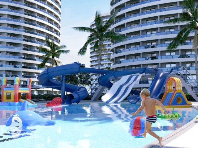 İskele Loungbeach bölgesinde 1+0 projeden satılık daire HABİBE ÇETİN 05338547005/05488547005 - Fotoğraf 3