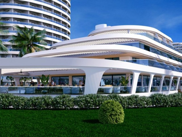 İskele Loungbeach bölgesinde 1+0 projeden satılık daire HABİBE ÇETİN 05338547005/05488547005 - Fotoğraf 4