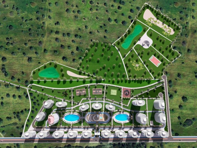 İskele Loungbeach bölgesinde 1+1 penthouse projeden satılık daire HABİBE ÇETİN 05338547005 - Fotoğraf 4