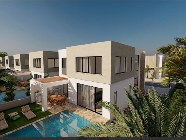 İskele Ötüken bölgesinde site içerisin de lansman fiyatları ile satılık 3+1 dublex villa Habibe ÇETİN 05488547005 - Fotoğraf 3