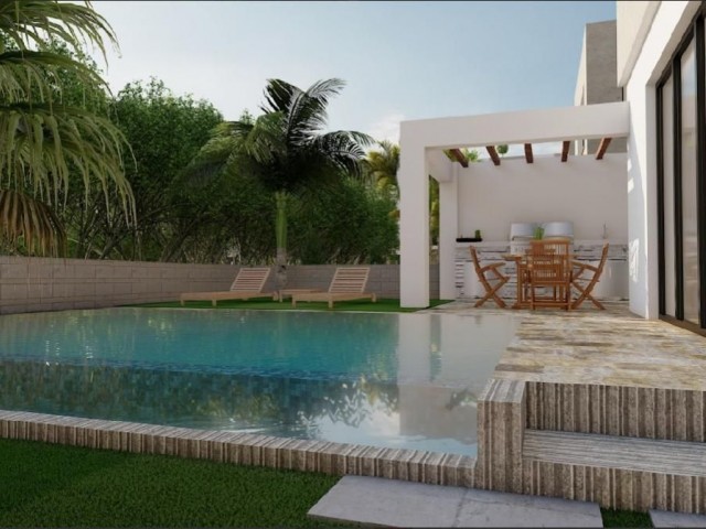 İskele Ötüken bölgesinde site içerisin de lansman fiyatları ile satılık 3+1 dublex villa Habibe ÇETİN 05488547005 - Fotoğraf 4