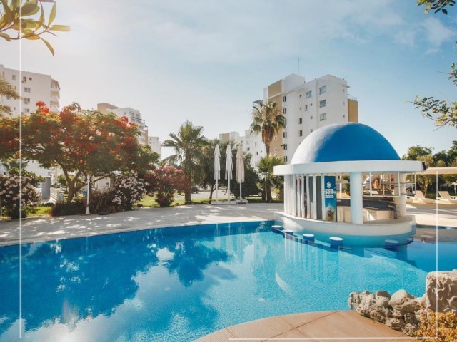 £58.000 • Caesar Resort 2. Etap, Cornelius Blok, İskele – Long Beach • 1+0 Studio Niş • 5. Kat • Havuz Manzarası | KIZILÖRS INVESTMENT - Fotoğraf 1