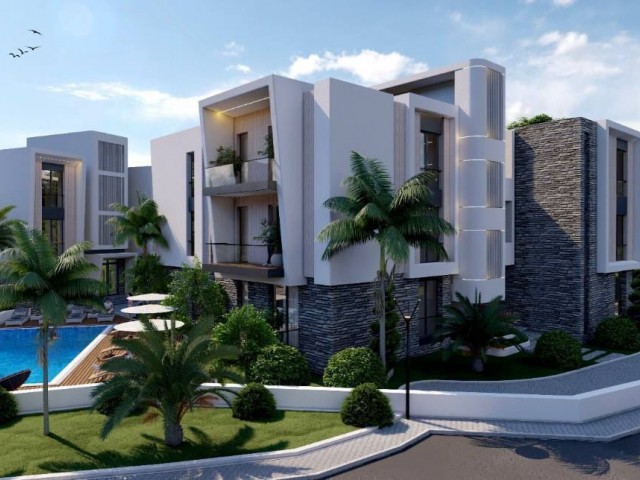 Alsancak Mountaın Hıll 2 Bölgesinde 1+1 Çatı Teraslı, Panoramik Manzaralı, Sıfır Satılık Daire - Fotoğraf 4