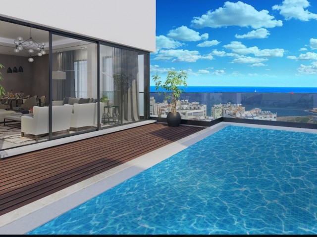 Les Ambasodor Hotel Bölgesi 2+1 135 m2 havuzsuz 378.500 stg , 3+1 Havuzlu 165m2 +35 m2 teras+ 30 m2 Havuz 466.500 stg...TAŞINMAYA HAZIR... - Fotoğraf 1