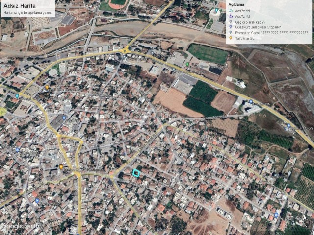 Güzelyurt Merkez (Fatih Camisi ) bölgersi... 360m2 satılık arsa... - Fotoğraf 1