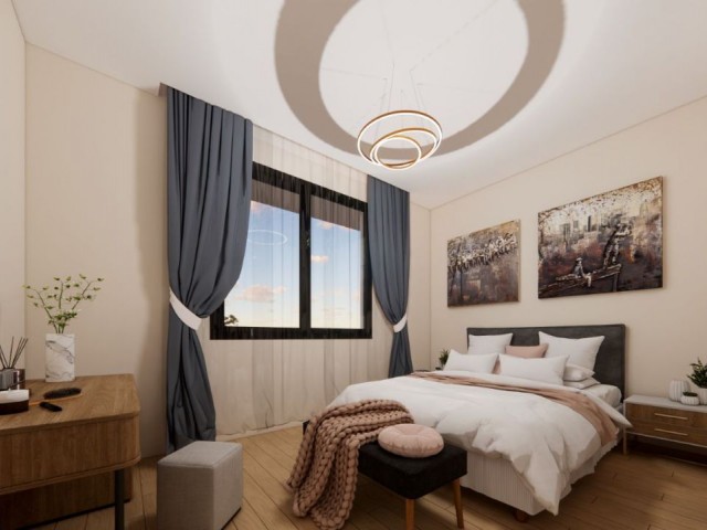 GİRNE'DE YENİ PROJE 1 VE 2 YATAK ODALI DAİRELER HAVUZLU ELİT SİTEDE 1+1 140.000 STG Starts 2+1 180.000 STG starts 2+1 Penthouse'lar 330.000 3+1 Penthouse 340.000 STG2024 Haziran Teslim - Fotoğraf 2