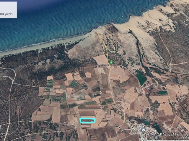 Girne Akdeniz Köyünde Müthiş Yatırımlık 8.5 Dönüm Arazi, Şuan İçin Yol ve İmar Yok, Geleceğe Fırsat Arazi - Fotoğraf 1