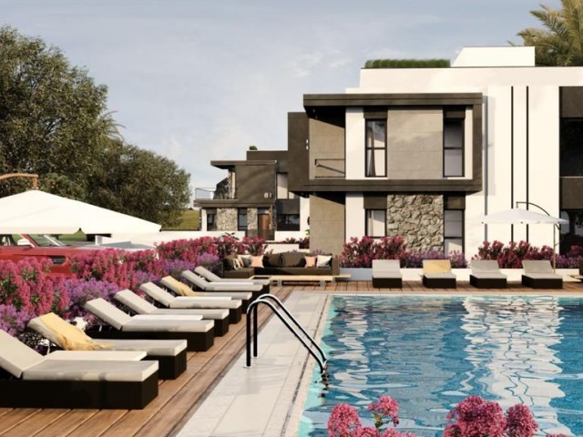 Girne Laptada Kira getirisi yuks I villa tadında bir yaşam( 1+1 ler 130 000 stg 2+1 ler 185000 GBP) Ortak havuzlu özel bahçeli....Terasli - Fotoğraf 3
