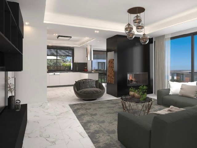 GİRNE ÇATALKÖY’DE SATILIK TRİPLEX VİLLALAR
